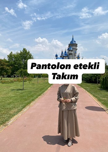 40 Beden Pantolon etekli takım