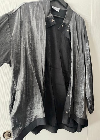 Gri Düğmeli  Midi Kadın takım - Görsel 9