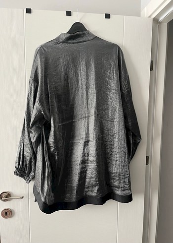 Gri Düğmeli  Midi Kadın takım - Görsel 6