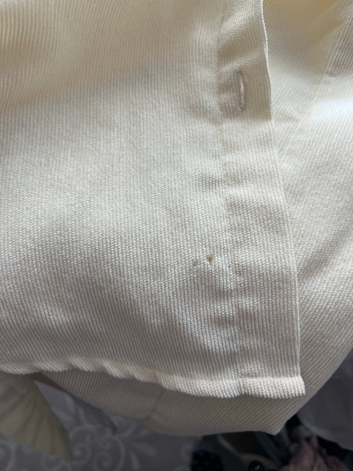 Düğmeli, Uzun Kollu krem Gömlek - Görsel 5