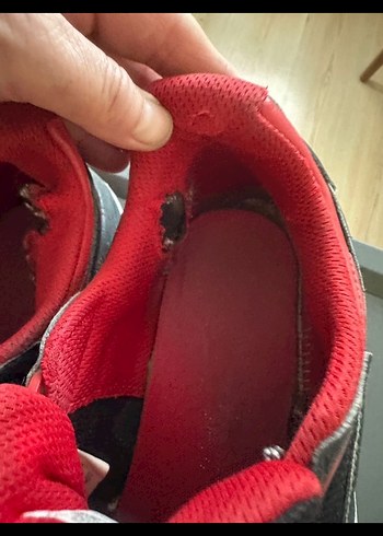 45 Beden kırmızı Renk Kırmızı Erkek Spor Ayakkabı Velcro Özellikli