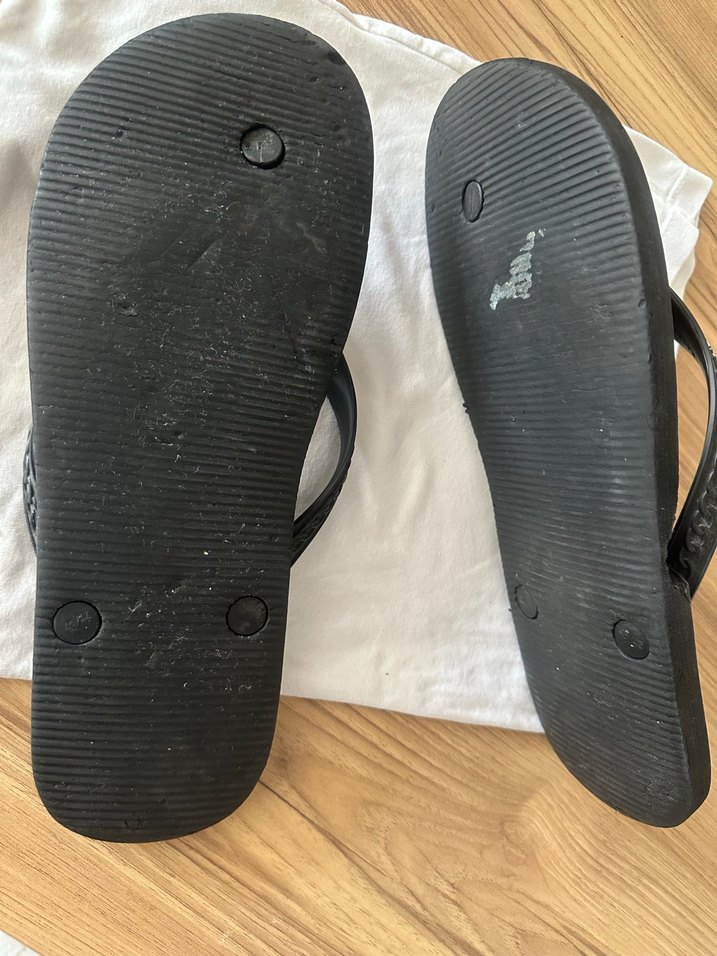 Versace Jeans Siyah Erkek Parmak Arası Terlik - Görsel 4