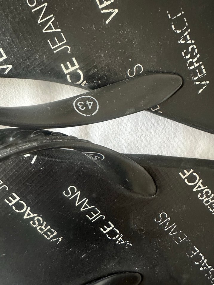 Versace Jeans Siyah Erkek Parmak Arası Terlik - Görsel 3