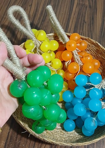 Renkli Üzüm Şeklinde Askılı Sabunlar
