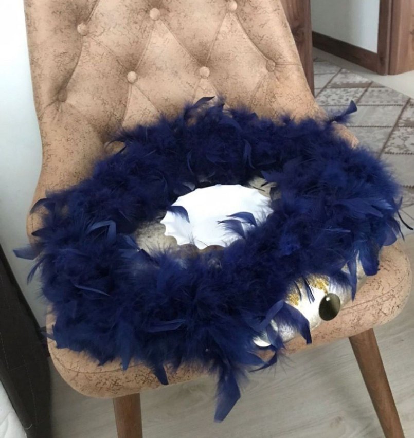 lacivert kina  tepsisi - Görsel 5