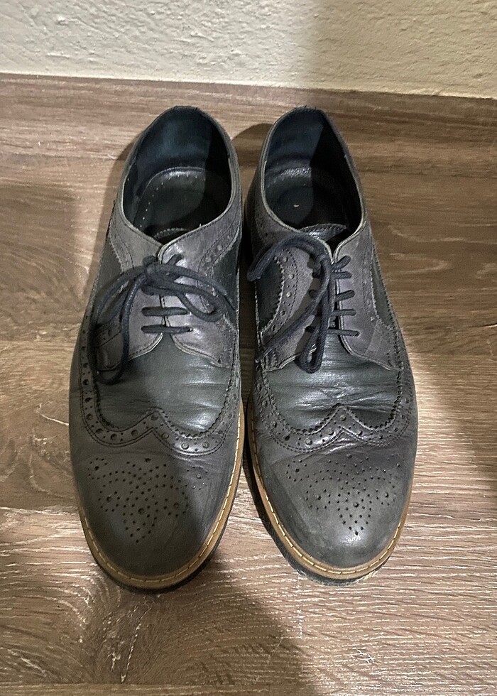 Deri mod klasik ayakkabı - Görsel 2