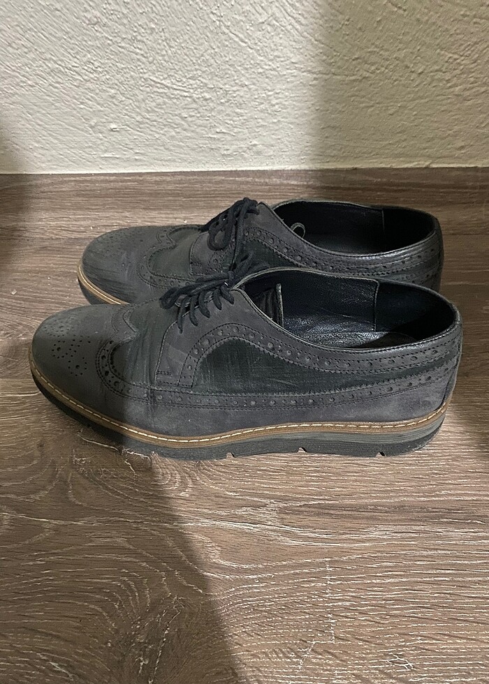 Deri mod klasik ayakkabı - Görsel 3