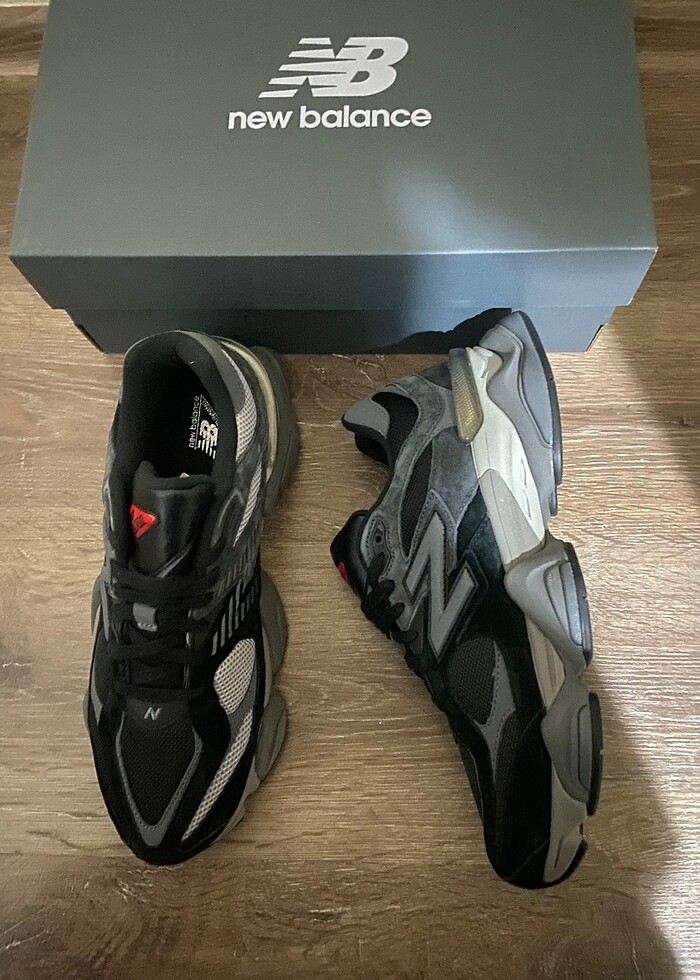 New balance 9060 black castlerock grey - Görsel 2