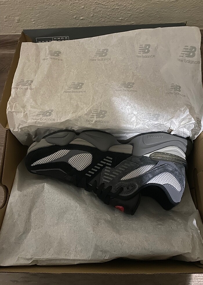 New balance 9060 black castlerock grey - Görsel 3