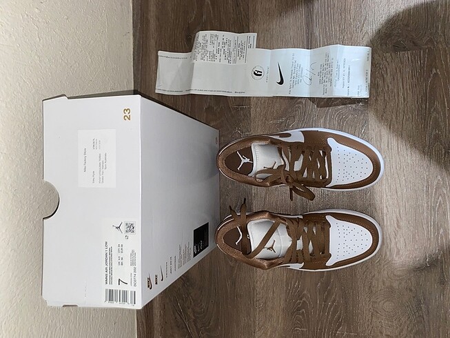 38 Beden kahverengi Renk Air jordan 1 low se