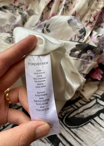 Pembe Çiçekli Kemerli Mini Elbise - Görsel 4