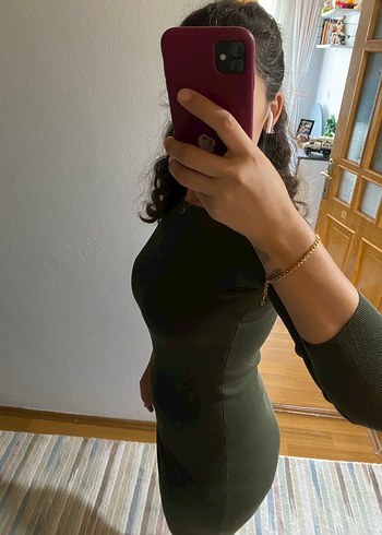 Karol ikili slim mini elbise - Görsel 8