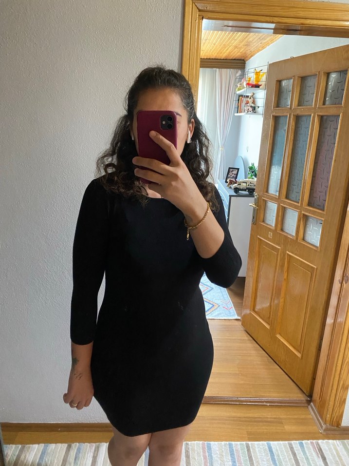 Karol slim mini elbise - Görsel 3