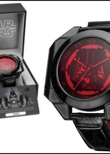 Star Wars Temalı Siyah Erkek Saat - Görsel 7