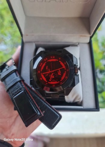 Star Wars Temalı Siyah Erkek Saat - Görsel 6