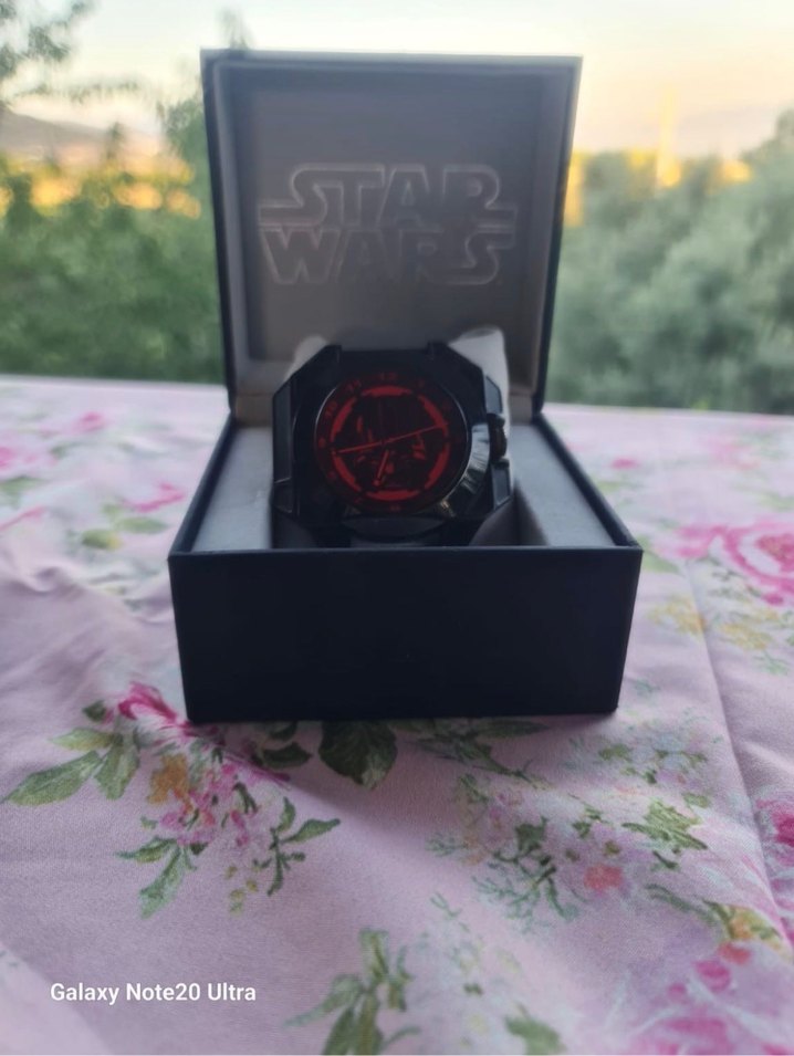 Star Wars Temalı Siyah Erkek Saat - Görsel 4