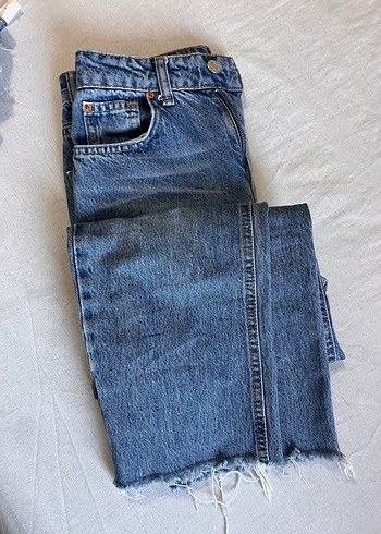 Trendyol & Milla TRENDYOLMILLA mavi Midi Boy Kadın Denim Pantolon
