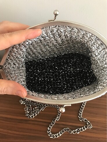  Beden Metalik Kağıt İp Işıltılı Çanta