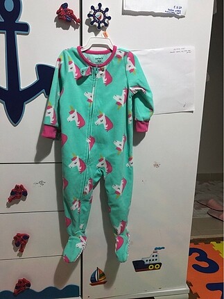 Carters fermuarlı tulum unicorn