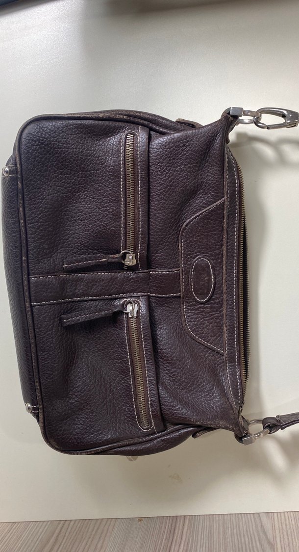 Tods Kahverengi Deri Kadın Çanta - Görsel 4