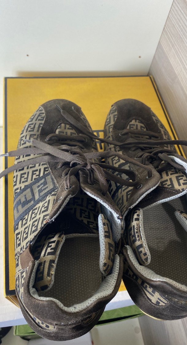 Fendi Kahverengi Spor Ayakkabı - Görsel 2