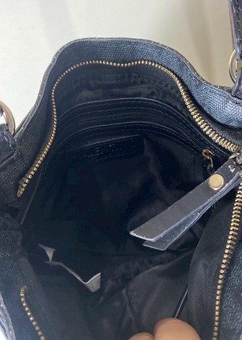 Fermuarlı Mavi Desenli Kadın Çanta - Görsel 5