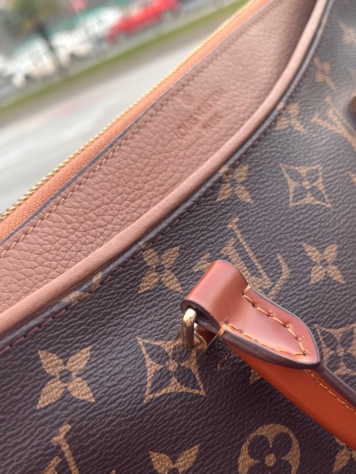 Deri Kahverengi Louis Vuitton Kadın Çanta - Görsel 5