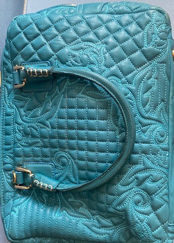 Versace Mavi Nakışlı Kadın Çanta