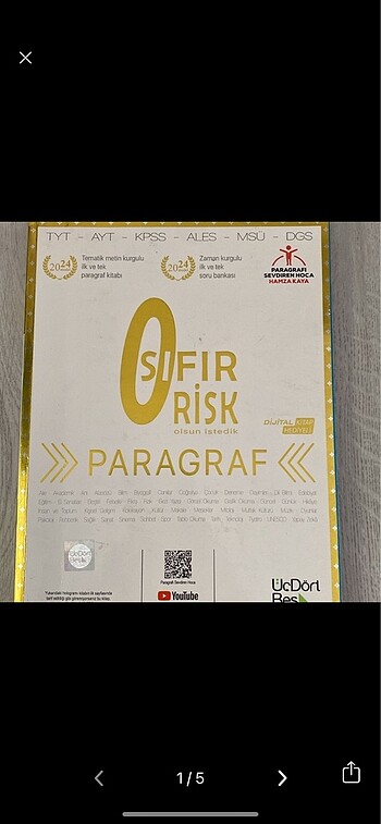 Sıfır risk paragraf soru Bankası