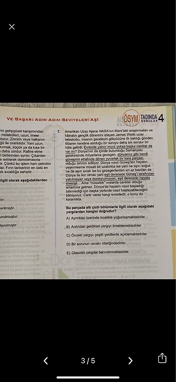  Beden Sıfır risk paragraf soru Bankası