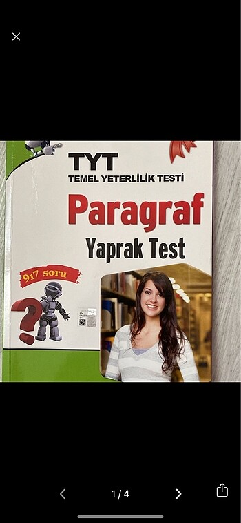 Tyt paragraf yaprak test