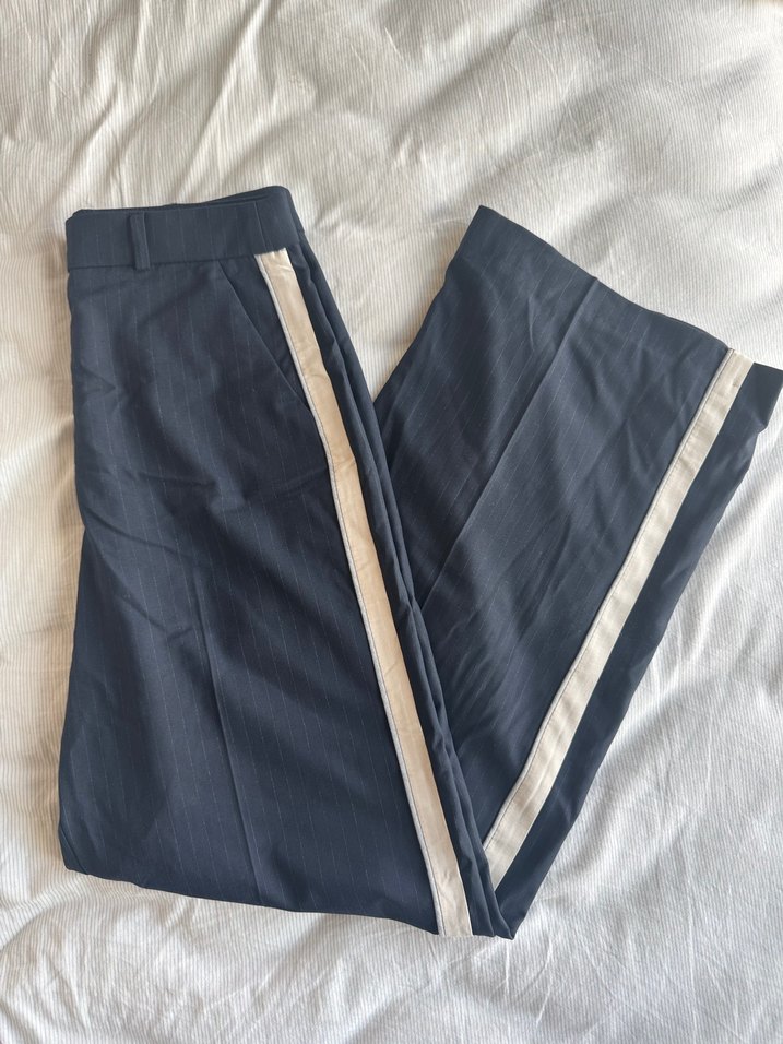 lacivert kumaş pantalon - Görsel 2