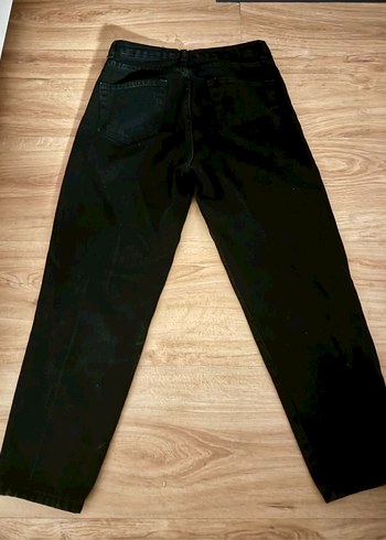 Siyah Midi Boy Regular Fit Kadın Kot Pantolon
