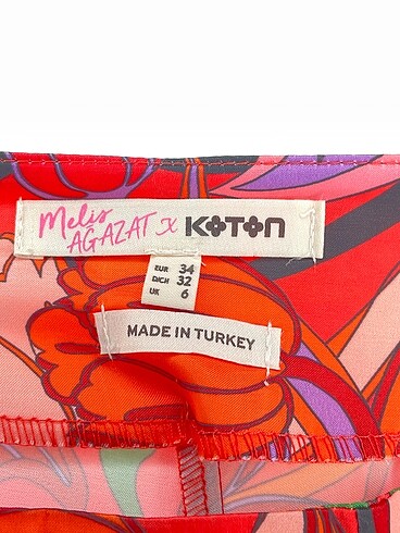 34 Beden çeşitli Renk Koton Kumaş Pantolon %70 İndirimli.