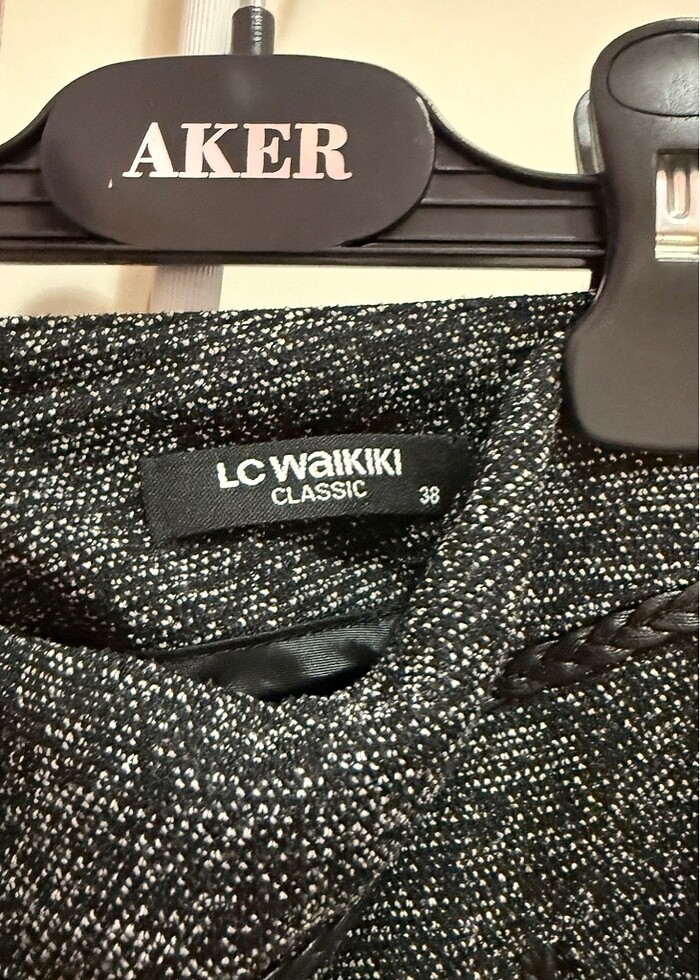 Uzun siyah etek midi - Görsel 3