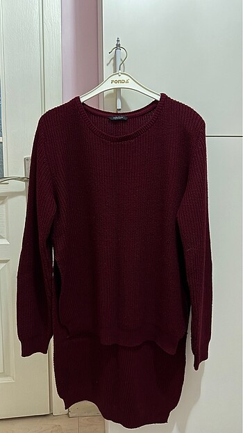 Bordo kazak - Görsel 4