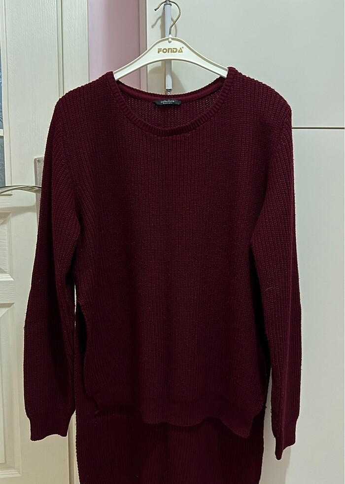 Bordo kazak - Görsel 4