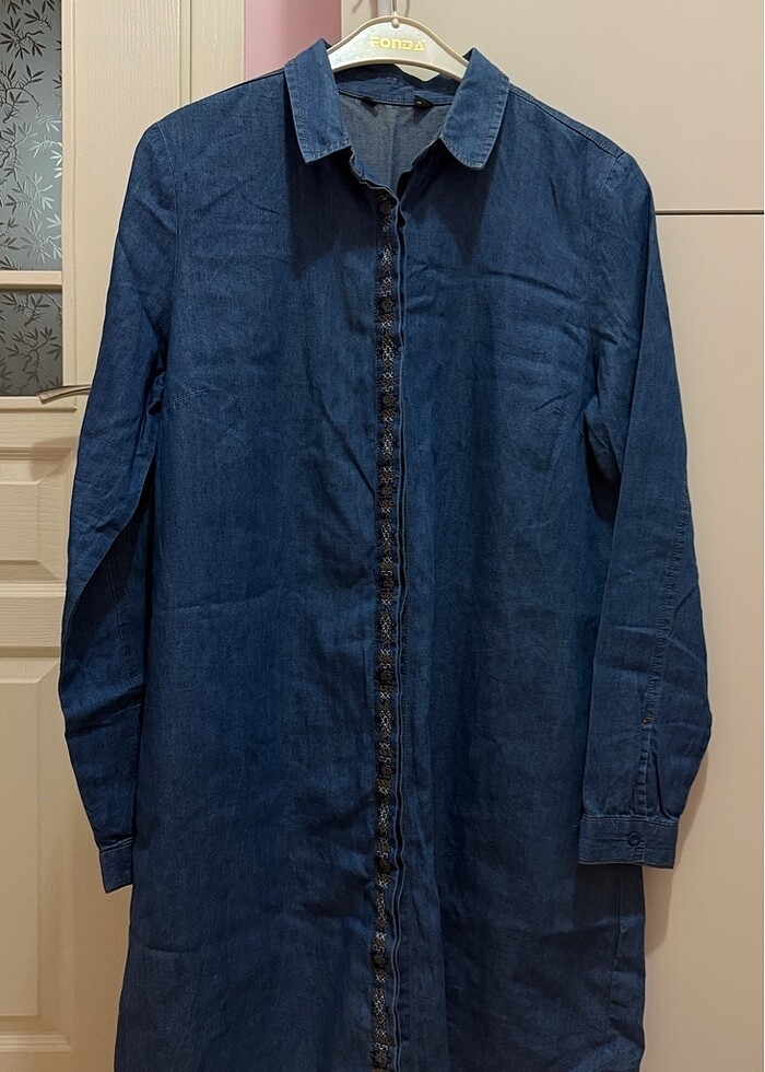 Denim/ jean / kot gömlek - Görsel 2