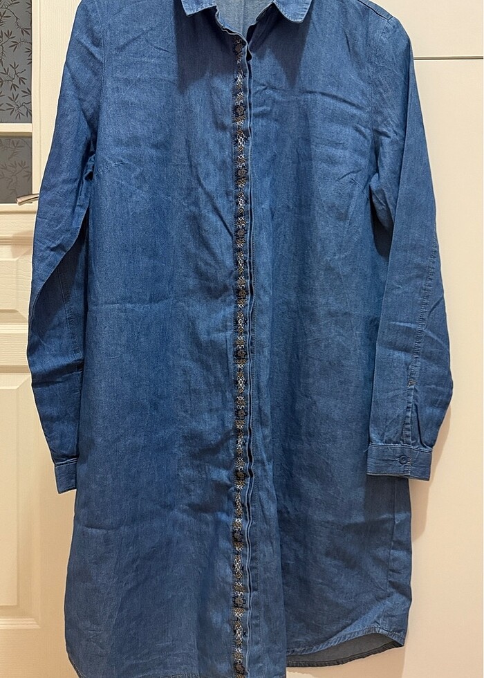 Denim/ jean / kot gömlek - Görsel 5