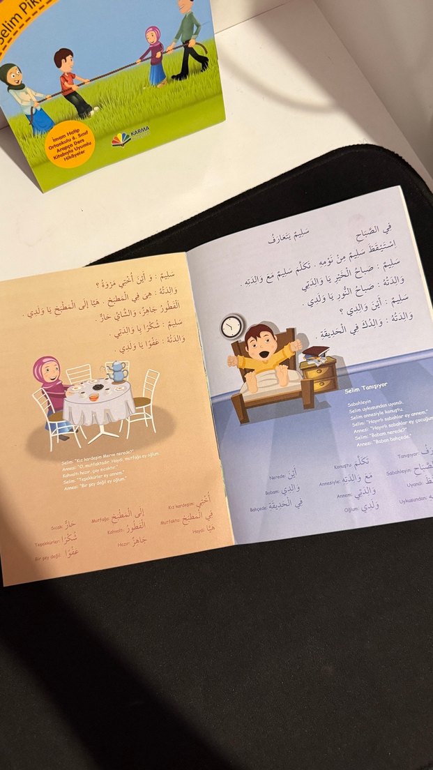 Selim Tanışıyor ve Piknikte - Arapça Çocuk Kitapları - Görsel 2