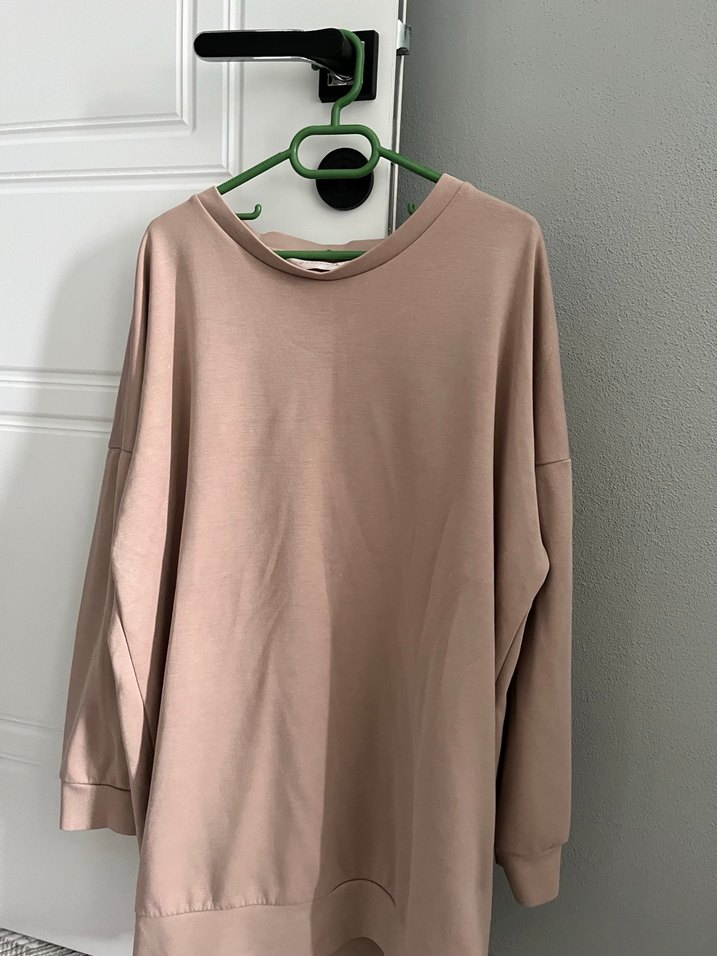 Bej Kadın Sweatshirt - Görsel 4