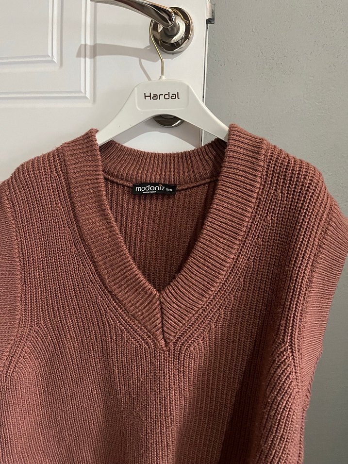 V Yaka Süveter - Görsel 3