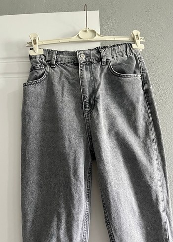 Gri Kadın Denim Pantolon - Görsel 2