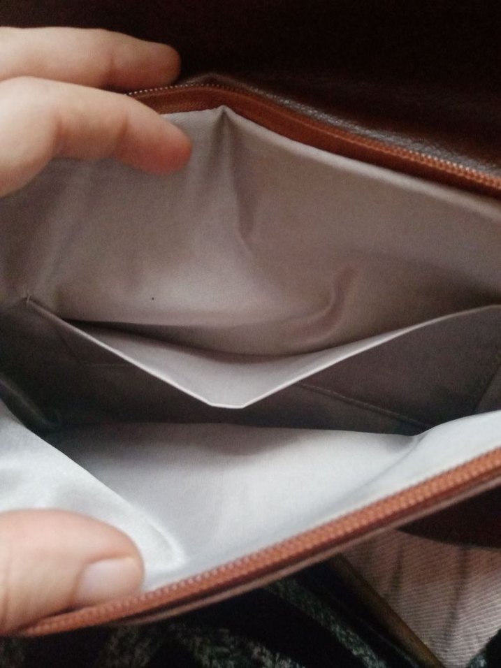 Kahverengi Deri Kemerli Kadın Çanta - Görsel 4