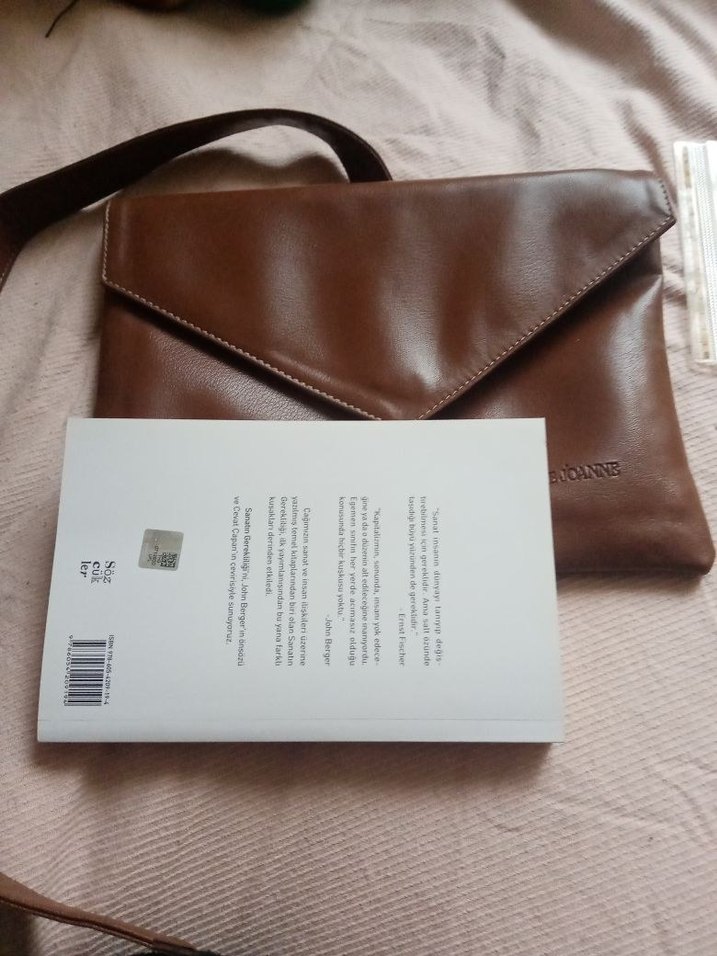 Kahverengi Deri Kemerli Kadın Çanta - Görsel 5