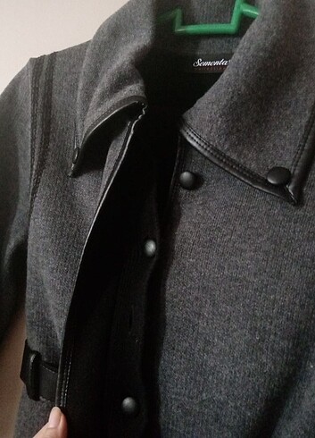 Sementa yünlü ceket - Görsel 7