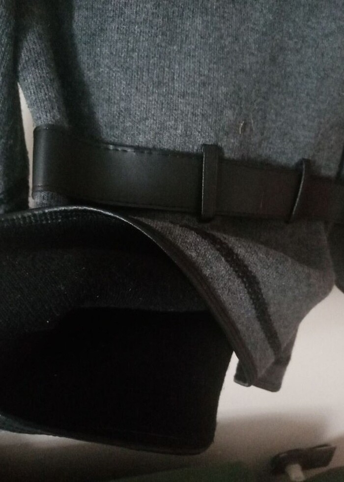 Sementa yünlü ceket - Görsel 5