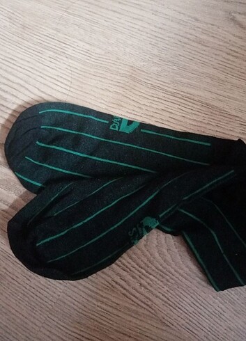 Çizgili dizaltı çorap - Görsel 2