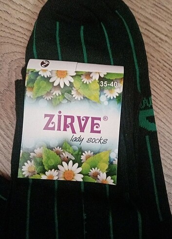 Çizgili dizaltı çorap - Görsel 4