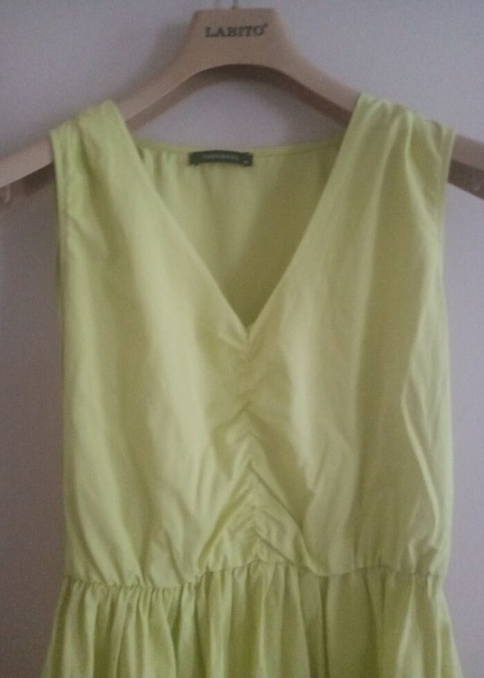 Trendyolmilla büzgülü ipli elbise - Görsel 3